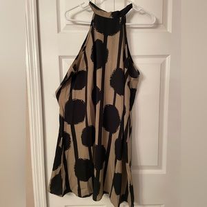 Halter back tie dress